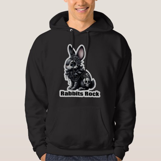 Kaninchen Hoodie (Vorderseite)