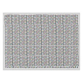 Kaninchen, Hübsche Blume, Petalen, grau Tischdecke (Vorderseite (Horizontal))