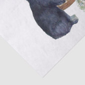 Kaninchen Hydrangea Blume Bucket Französisch Decou Seidenpapier (Detail)