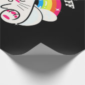 Kaninchen Ich gebe keinen Fluff Geschenkpapier (Ecke)