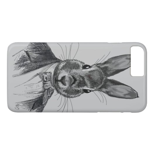 Kaninchen im Anzug Case-Mate iPhone Hülle (Rückseite (Horizontal))