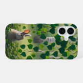 Kaninchen im Birkenwald iPhone-Hülle Slim iPhone 16 Hülle (Rückseite (Horizontal))