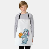 Kaninchen im Bowling mit Bowlingball Schürze (Getragen)