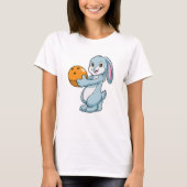 Kaninchen im Bowling mit Bowlingball T-Shirt (Vorderseite)