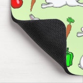 Kaninchen im Gemüsegarten Mousepad (Ecke)