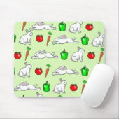Kaninchen im Gemüsegarten Mousepad (Mit Mouse)