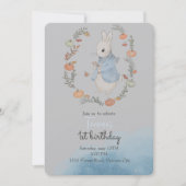 Kaninchen im Herbst Einladung (Vorderseite)