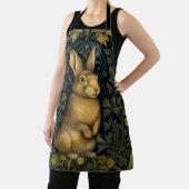 Kaninchen im Jugendstil des Waldes Schürze (InSitu)