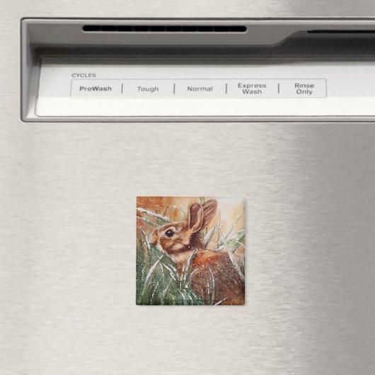 Kaninchen im Kühlschrankmagnet (In Situ (Geschirrspüler))