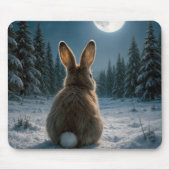 Kaninchen im Mondlicht Mousepad (Vorne)