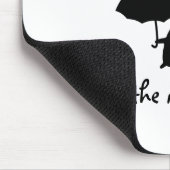 Kaninchen im Regen Mousepad (Ecke)