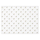 Kaninchen im Schnee Weihnachten Tischdecke (Vorderseite (Horizontal))