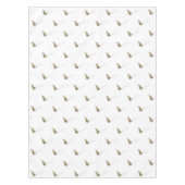 Kaninchen im Schnee Weihnachten Tischdecke (Vorderseite)