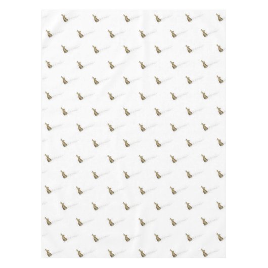 Kaninchen im Schnee Weihnachten Tischdecke (Vorderseite)