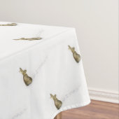 Kaninchen im Schnee Weihnachten Tischdecke (Beispiel)