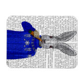 Kaninchen im Sweater 2 Magnet (Horizontal)