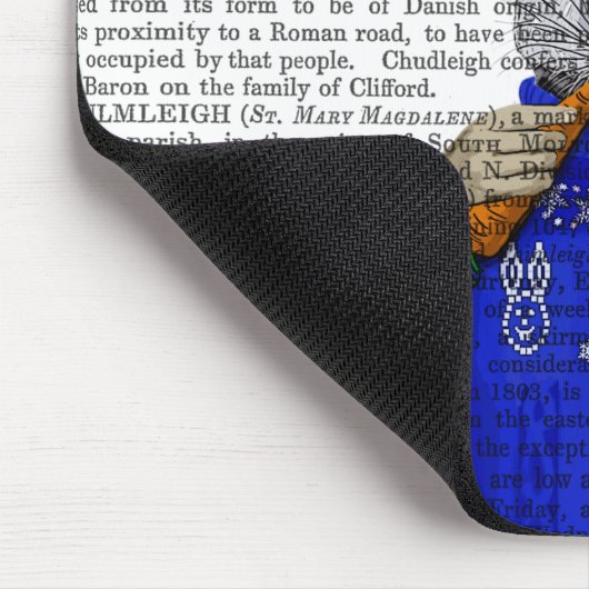 Kaninchen im Sweater 2 Mousepad (Ecke)