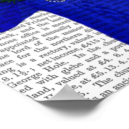 Kaninchen im Sweater Poster (Ecke)