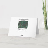 "Kaninchen im Wald." (Vollbild) Grußkarte Karte (Rückseite)