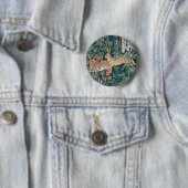 Kaninchen im Wald - William Morris Button (Beispiel)