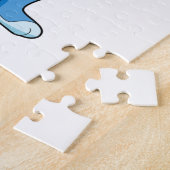Kaninchen im Winter mit Scarf Puzzle (Seite)