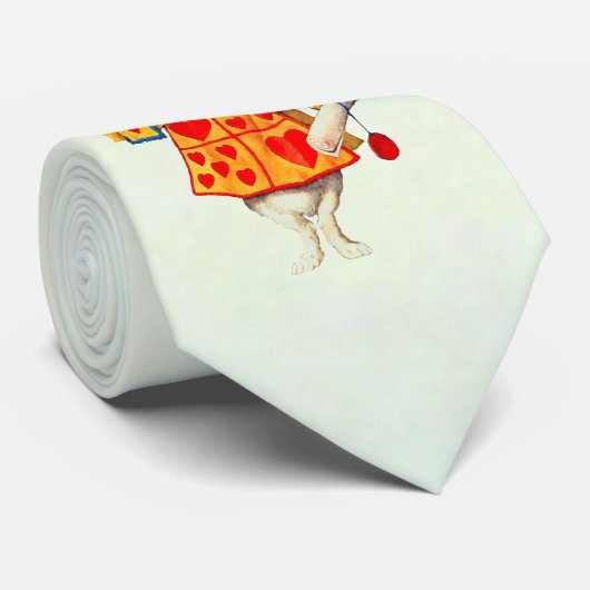 Kaninchen in Alice im Wunderland ~ Krawatte (Gerollt)