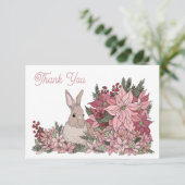 Kaninchen in Blume Danke (Stehend Vorderseite)