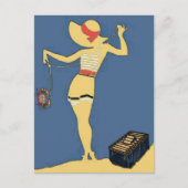 Kaninchen in der Bucht Postkarte (Vorderseite)