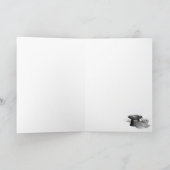 Kaninchen in der Zauberhut Karte (Innenseite)