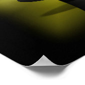 Kaninchen in der Zauberhut Poster (Ecke)