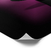 Kaninchen in der Zauberhut Poster (Ecke)