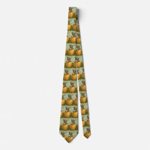 Kaninchen in einem goldenen Ei, vintage viktoriani Krawatte