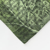 Kaninchen in einem Kohl-Patch Fleecedecke (Ecke)