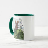 Kaninchen in einem Kohl-Patch Tasse (Vorderseite Links)