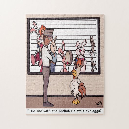 Kaninchen in einem Puzzle aus Lineup (Vertikal)