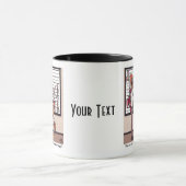 Kaninchen in einer Combo-Tasse Tasse (Zentrum)