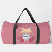 Kaninchen in einer Perücke groß Duffle Bag (Vorderseite)