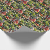 Kaninchen in Garten Geschenkpapier (Ecke)