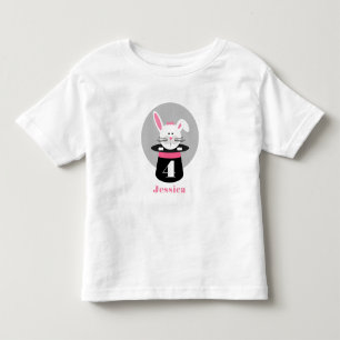 Kaninchen in Hat Magician Geburtstag Shirt - Rosa