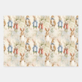 Kaninchen in Jacken Geschenkpapier Set (Vorderseite 2)