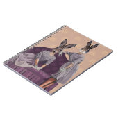 Kaninchen in Lila Notizblock (Linke Seite)