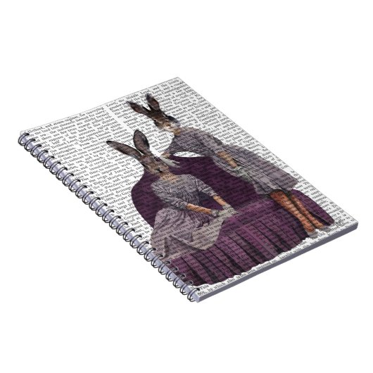 Kaninchen in Lila.png Notizblock (Rechte Seite)