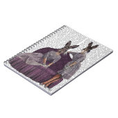 Kaninchen in Lila.png Notizblock (Linke Seite)