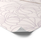 Kaninchen in Schwarz-weißem Kleid Poster (Ecke)