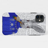 Kaninchen in Strickjacke 2 Case-Mate iPhone Hülle (Rückseite (Horizontal))