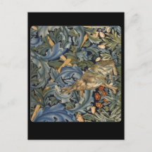 Kaninchen in Wald von William Morris,