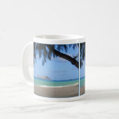 Kaninchen-Insel Kaffeetasse (Vorderseite Links)