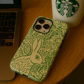 Kaninchen Inspirierte Kunstdruckerei iPhone Hülle