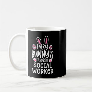 Kaninchen jeder Bunnys Lieblings-Sozialarbeiter Ni Kaffeetasse
