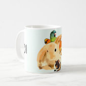 Kaninchen Kaffeetasse (Vorderseite Links)